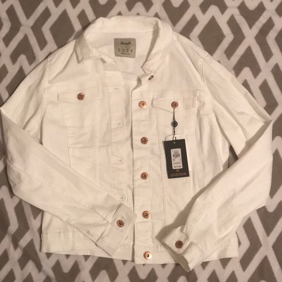 primark white denim jacket